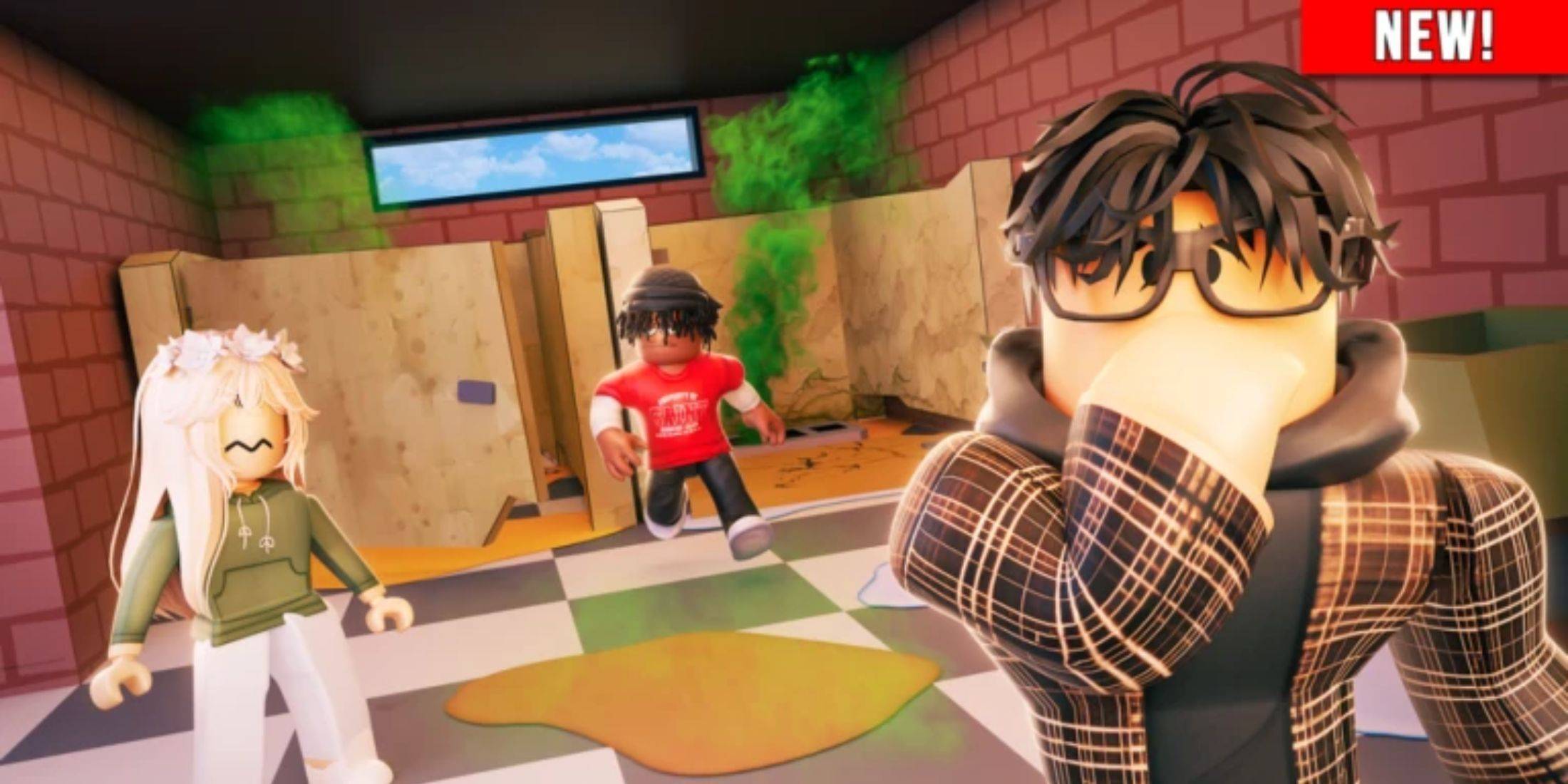 Kod bilik mandi di atas Roblox diturunkan!
