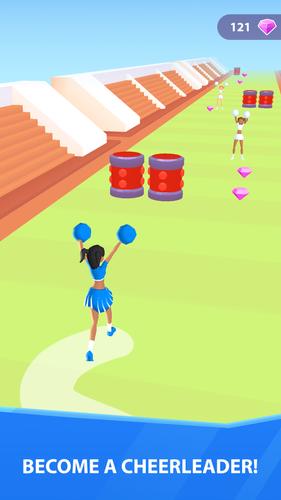 Cheerleader Run 3D Capture d'écran 1