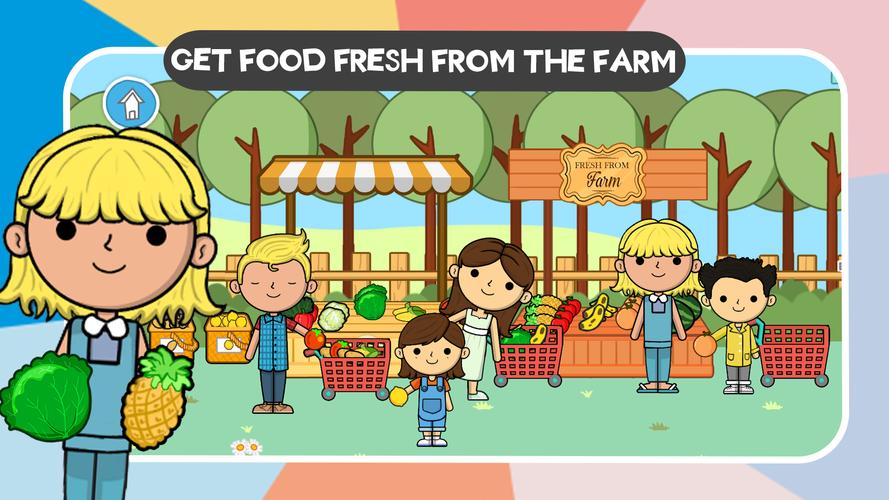 Lila's World: Grocery Store Screenshot 1