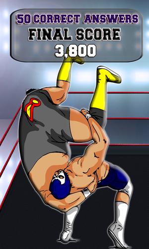 Wrestling Body Slams Pro Quiz Captura de pantalla 4