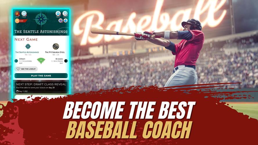 Astonishing Baseball Manager Captura de tela 1