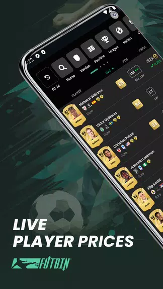 FUTBIN 24 Database & Draft Capture d'écran 1