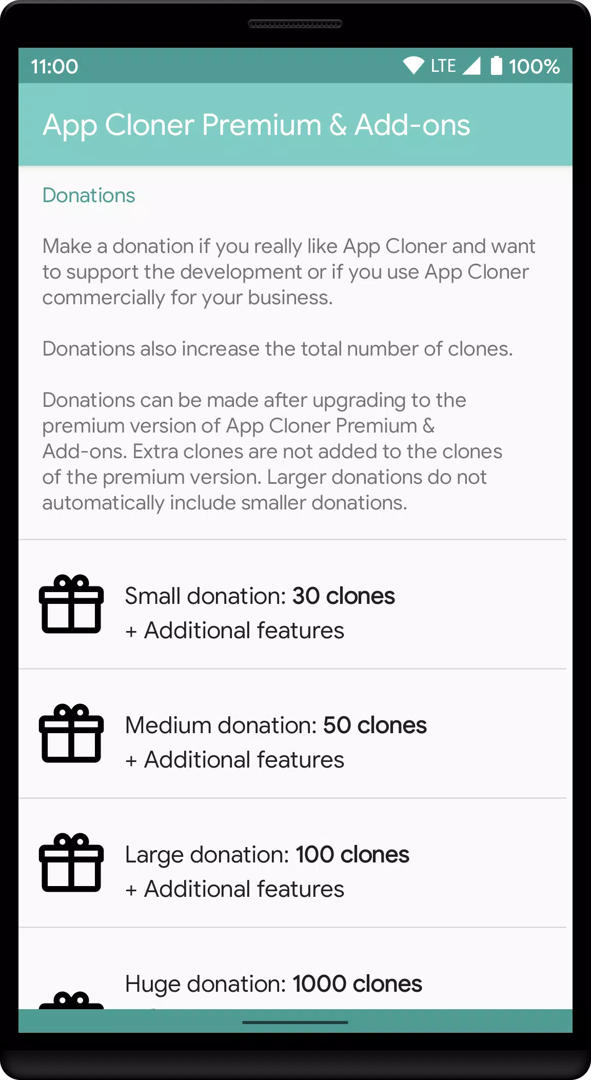 App Cloner Premium & Add-ons Ảnh chụp màn hình 2