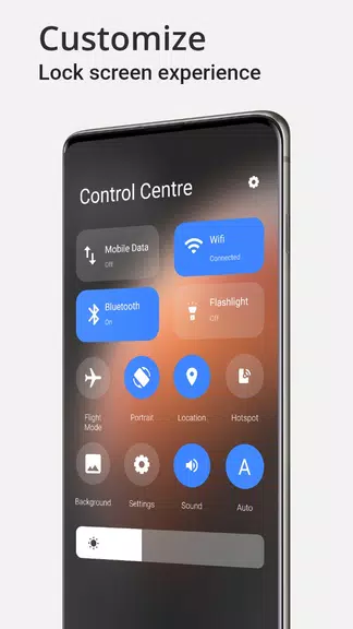 Modern Mi style Lock Screen Screenshot 2