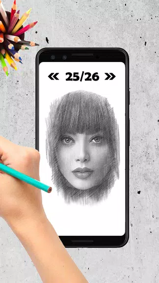 How To Draw A Face Ảnh chụp màn hình 2