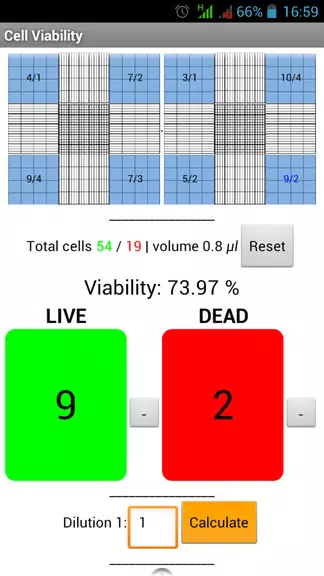 Cells Calculator ဖန်သားပြင်ဓာတ်ပုံ 4