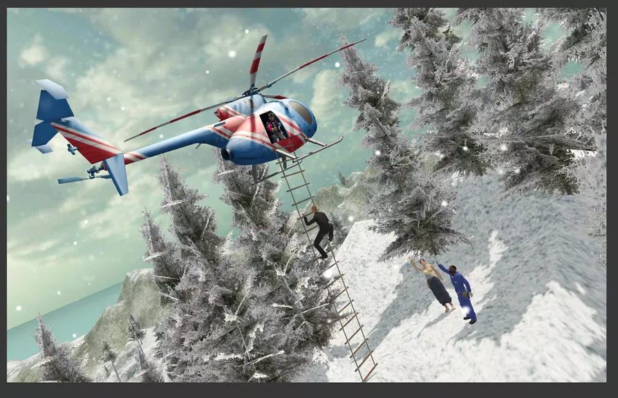 Helicopter Hill Rescue स्क्रीनशॉट 3