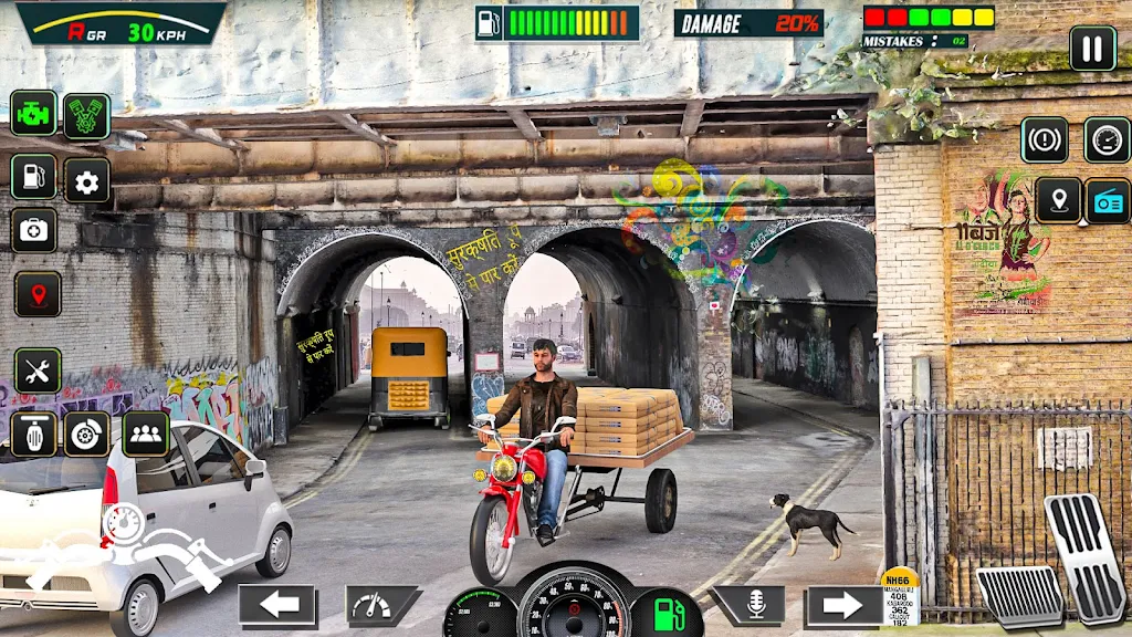 Tuk Tuk Rickshaw: Auto Game Ekran Görüntüsü 3