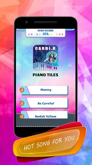 Cardi B - Piano Tiles Ảnh chụp màn hình 1