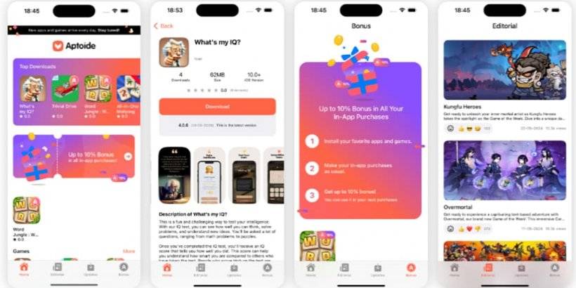 Apptoide, de zogenaamde First Free App Store voor iOS, is nu gratis beschikbaar in de EU