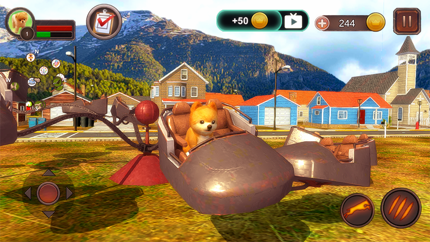 Pomeranian Dog Simulator Captura de pantalla 4