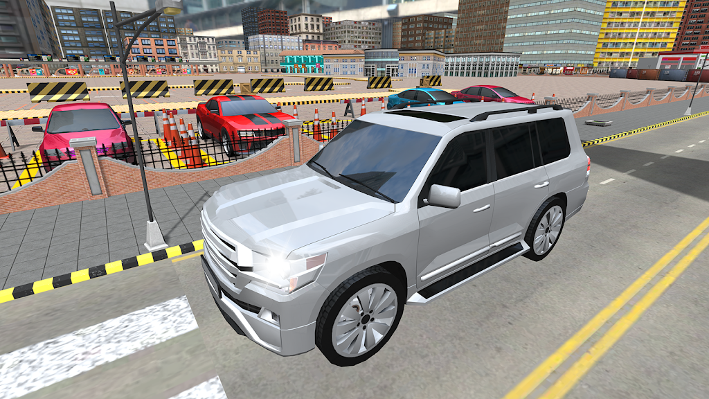 Prado Car Parking Driving Game Screenshot 1