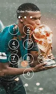 Kylian Mbappe Lock Screen Captura de tela 3