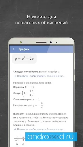 Schermata Mathway Scan Photos Solve Problems 1