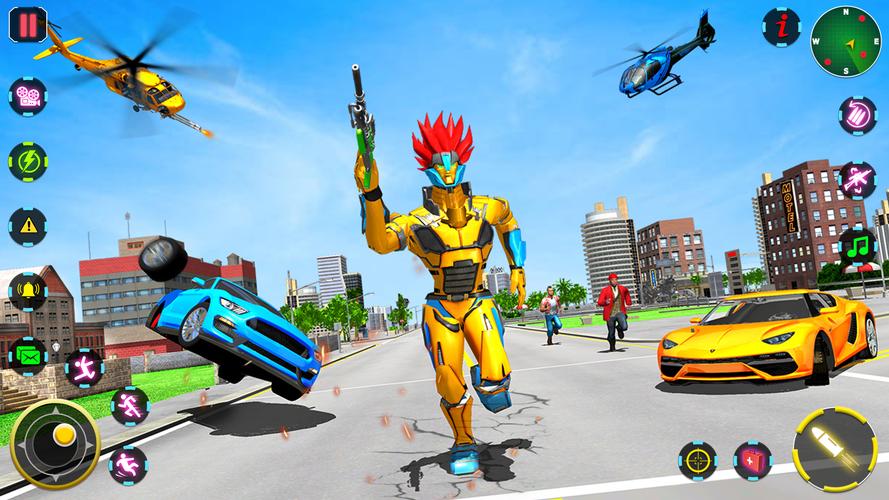 Robot Hero Game - Robot Game Captura de pantalla 4
