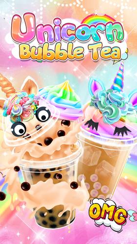 Unicorn Bubble Tea - Icy Drink Captura de tela 1