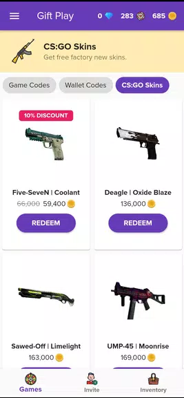 Gift Play - Earn Game Codes應用截圖第4張