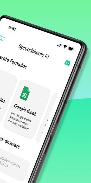 Sheets AI: Formula Generator Ekran Görüntüsü 1