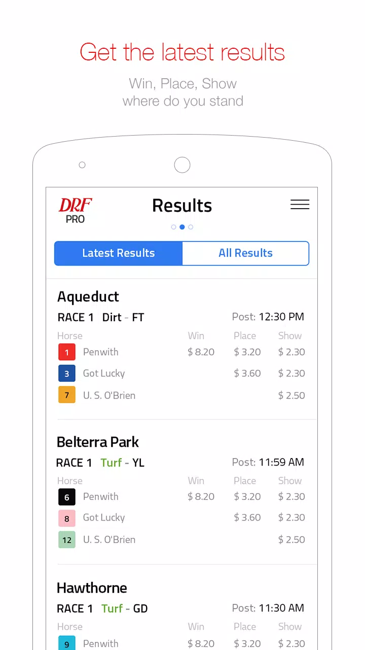 Daily Racing Form Tangkapan skrin 2
