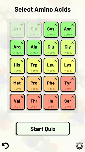 Amino Acid Quiz應用截圖第2張