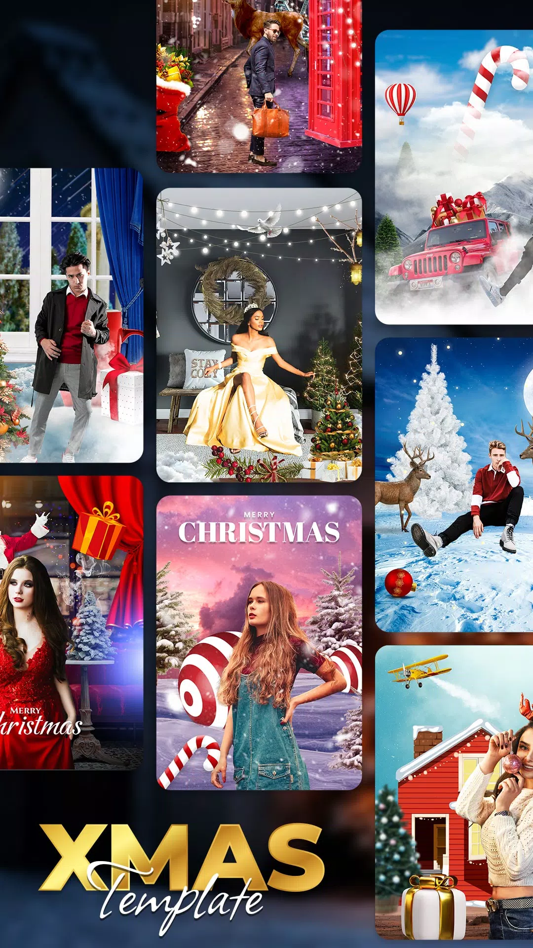 Christmas Photo Frames, Editor Schermafbeelding 3