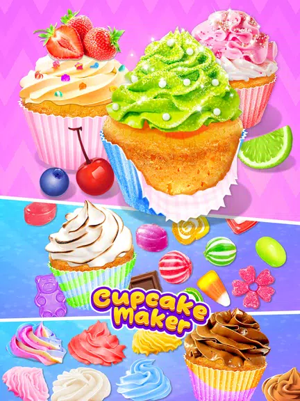 Cupcake Maker: Unicorn Cupcake Captura de tela 2