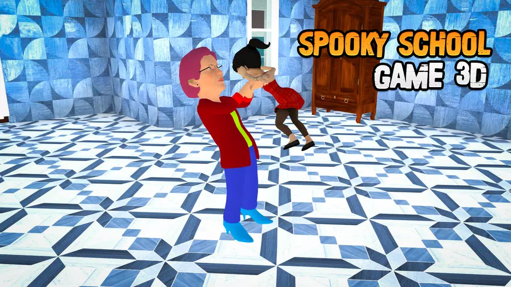 Playtime Spooky School Game Tangkapan skrin 3