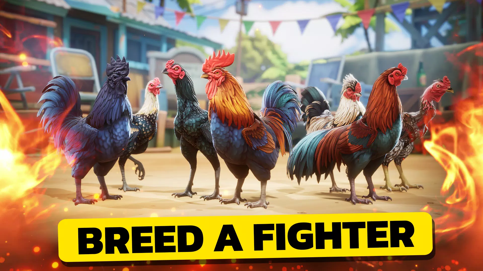 Rooster Fights ဖန်သားပြင်ဓာတ်ပုံ 2