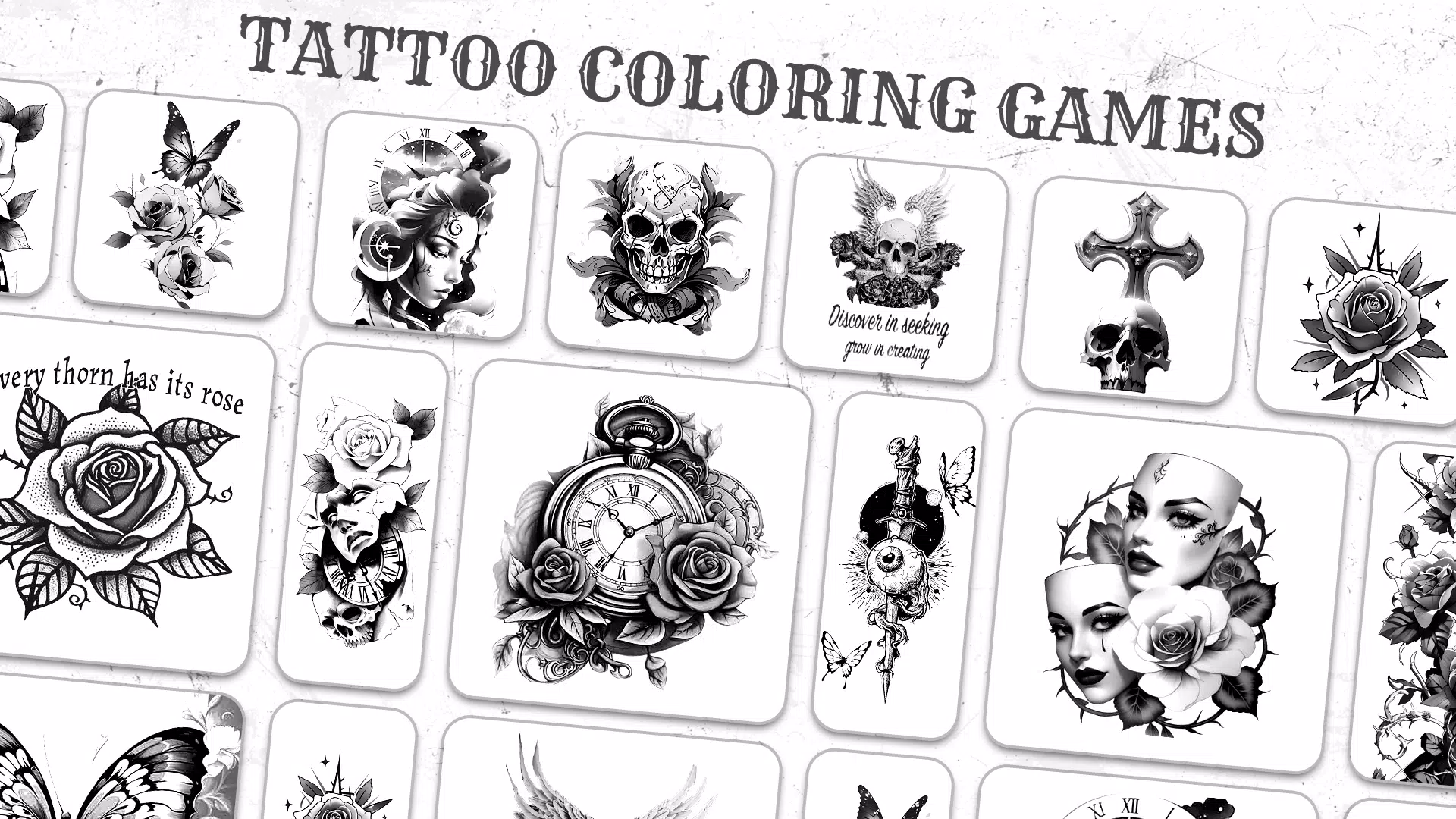 Tattoo Coloring games Schermafbeelding 2