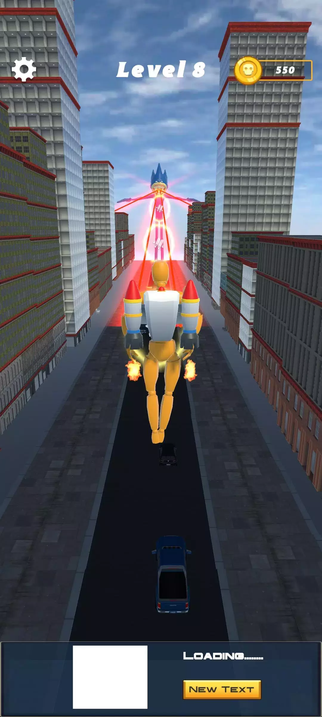 Jetpack Ragdoll: Fly Adventure Zrzut ekranu 2