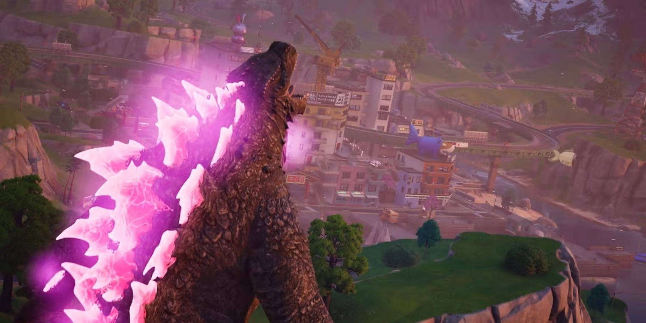 Godzilla's Mythic Powers Leaked in Fortnite