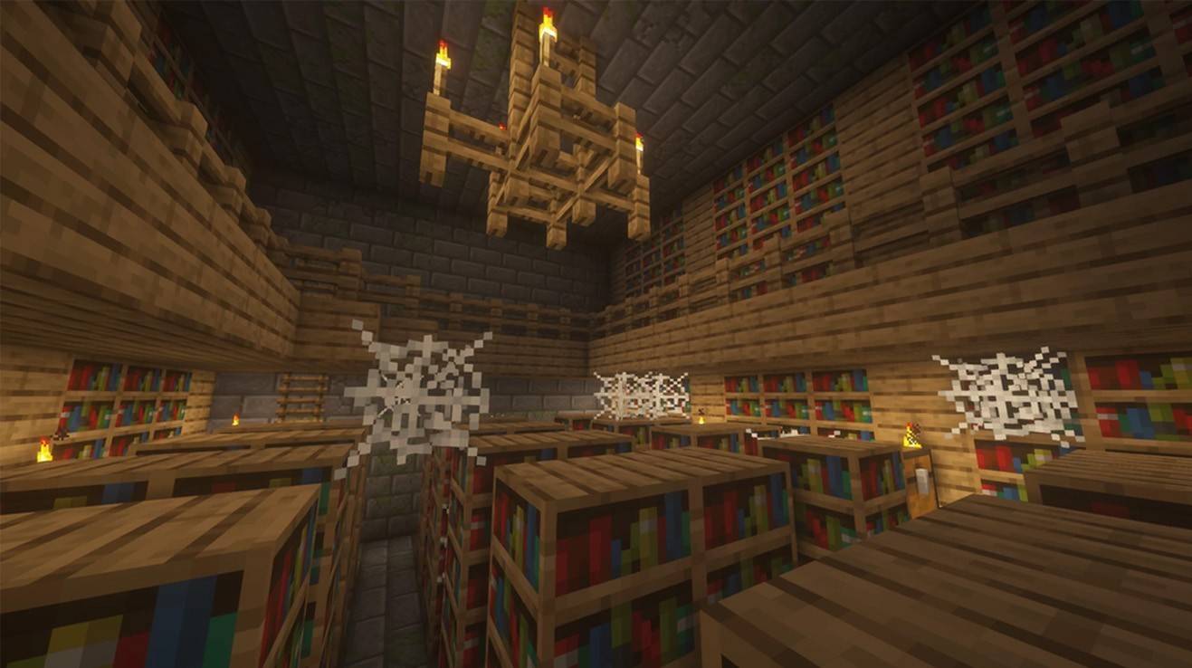 Bücherregale in Minecraft