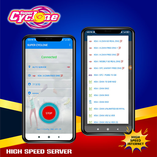 Super Cyclone Vpn Captura de tela 1