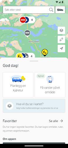 Vegvesen trafikk Captura de tela 1