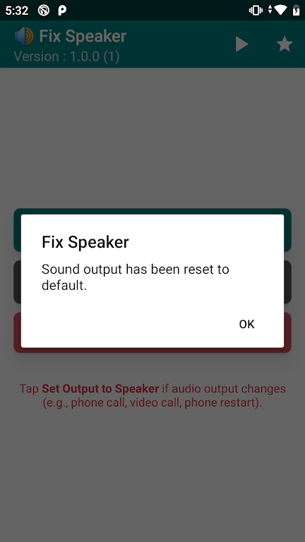 Fix Speaker - Disable Earphone Screenshot 3