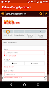 Ezhava Mangalyam Matrimony Captura de pantalla 1