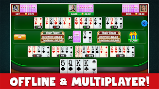 Canasta Plus Offline Card Game ဖန်သားပြင်ဓာတ်ပုံ 3