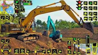 Road Construction Jcb games 3D Schermafbeelding 3