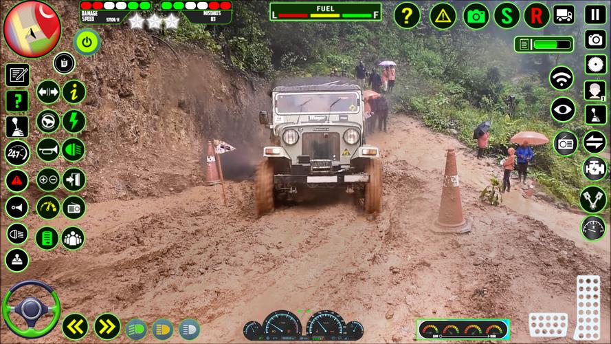 Offroad Jeep Driving Sim 3D Скриншот 3