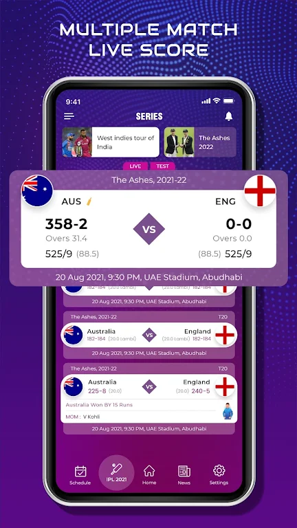 CricScore Line Guru Pro - Live應用截圖第1張