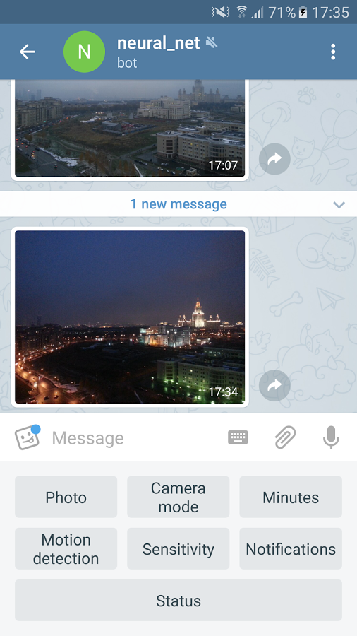 Telephoto - CCTV via Telegram スクリーンショット 1