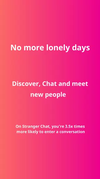 Stranger Chat And Date - Online Random Chat Rooms Schermafbeelding 1