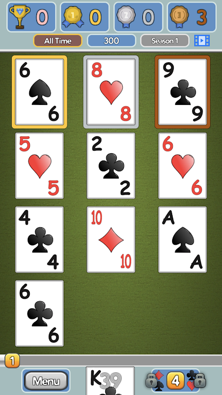 One Stack Solitaire: Free Card Game Screenshot 3