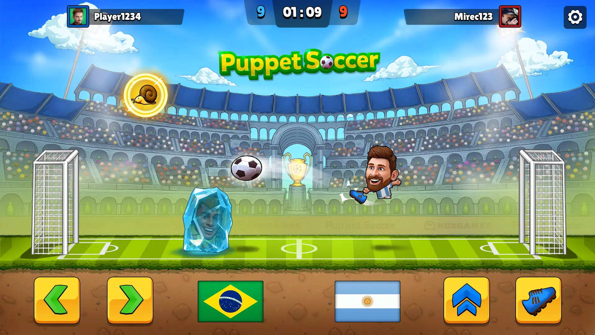 Puppet Soccer - Football ภาพหน้าจอ 1