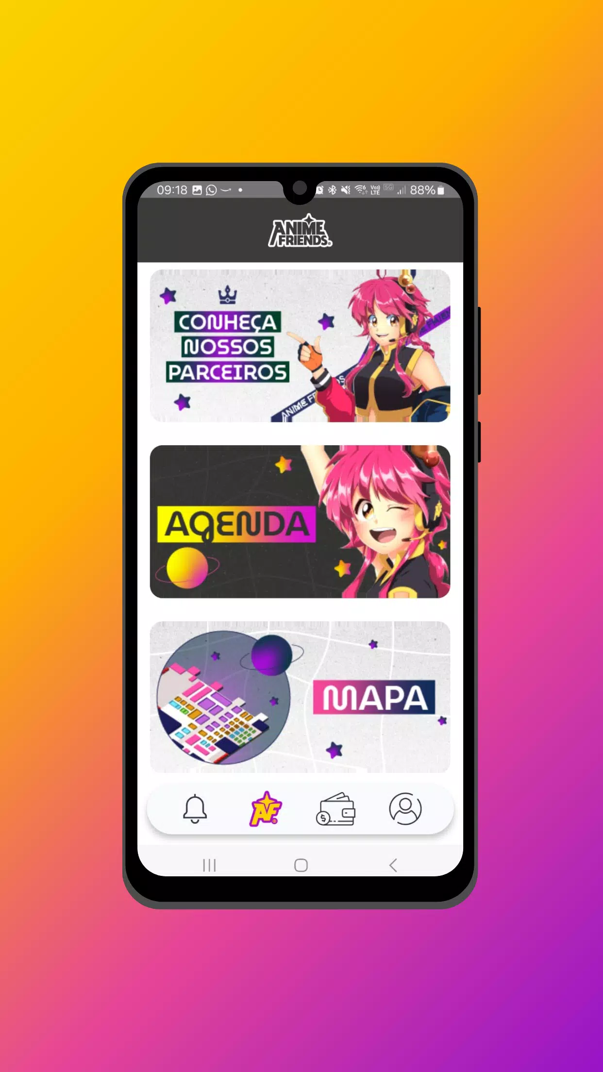 Schermata App Anime Friends 3