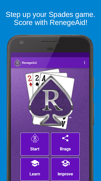RenegeAid Spades Score App スクリーンショット 1