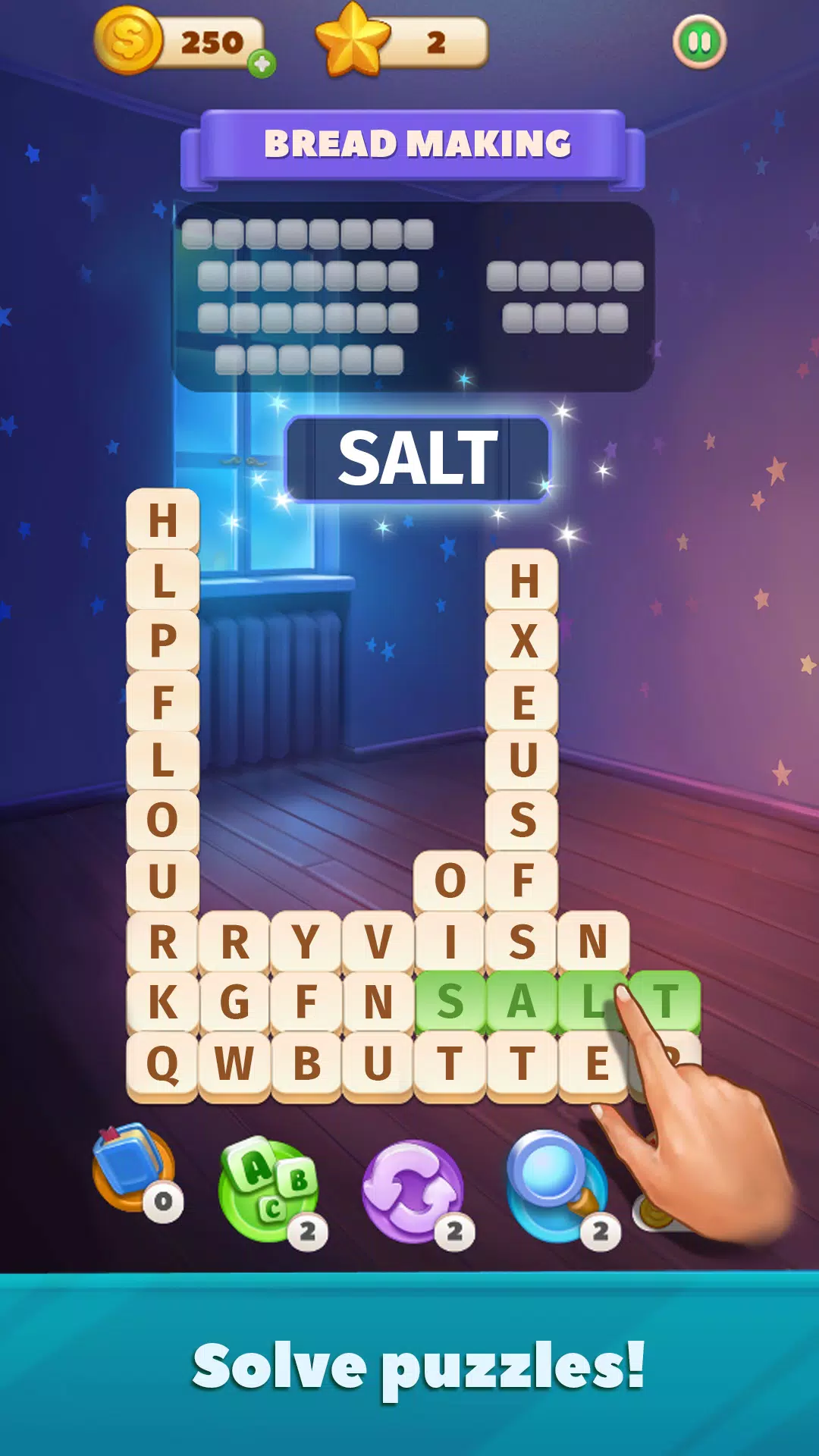 Word Scramble - Family Tales Скриншот 1