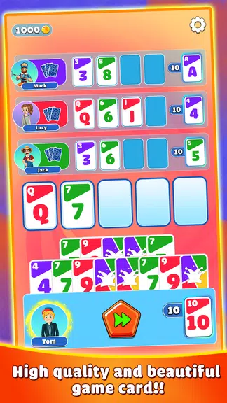 Skip 10 - Card Game Ảnh chụp màn hình 1