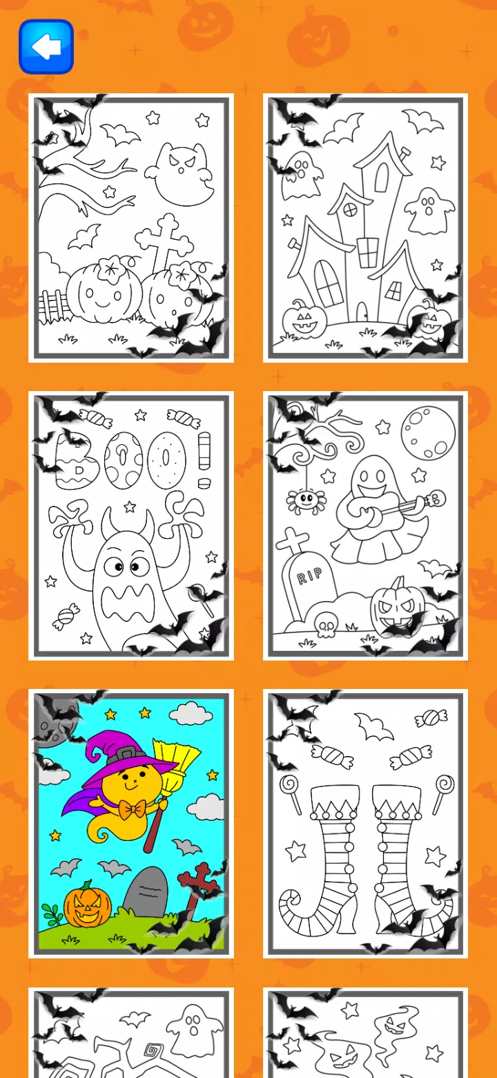 Halloween Coloring Game Captura de pantalla 4