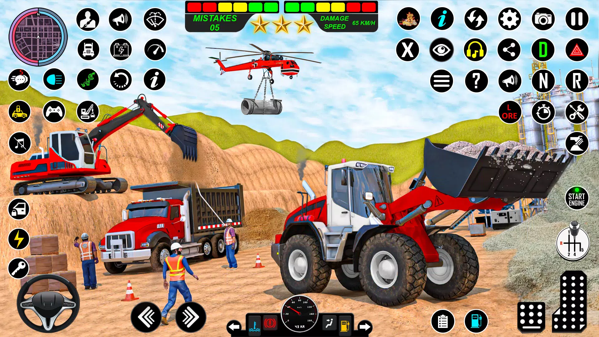 Snow Excavator Simulator Game Скриншот 3